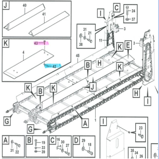 고품질 VOE17253552 컨베이어 마모 부품 서비스 키트 ABG6820C 컨베이어 마모 키트 ABG7820D