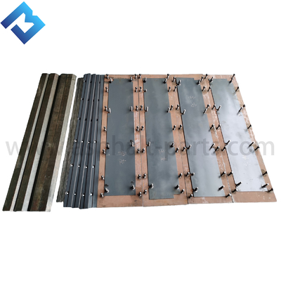 아스팔트페이버 부품 AB500-3TV 2310096 긴 연설 플레이트 키트 소재 NM400 Hardox400