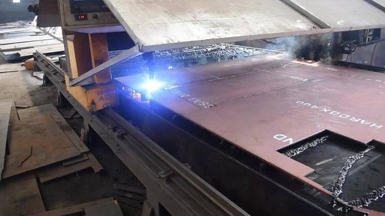 아스팔트 포장기 예비 부품 BF800C 스크리드 플레이트 NM400 강철 S600 스크리드 플레이트