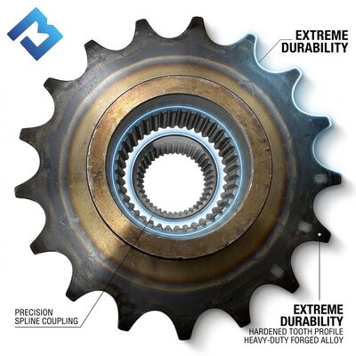 S1900 S2100-2 Upper Sprocket Chain Wheel 4610062273 Asphalt Paver Replacement Parts